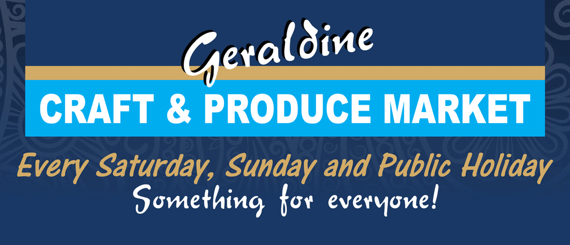 Geraldine Craft & Produce Market South Canterbury District site