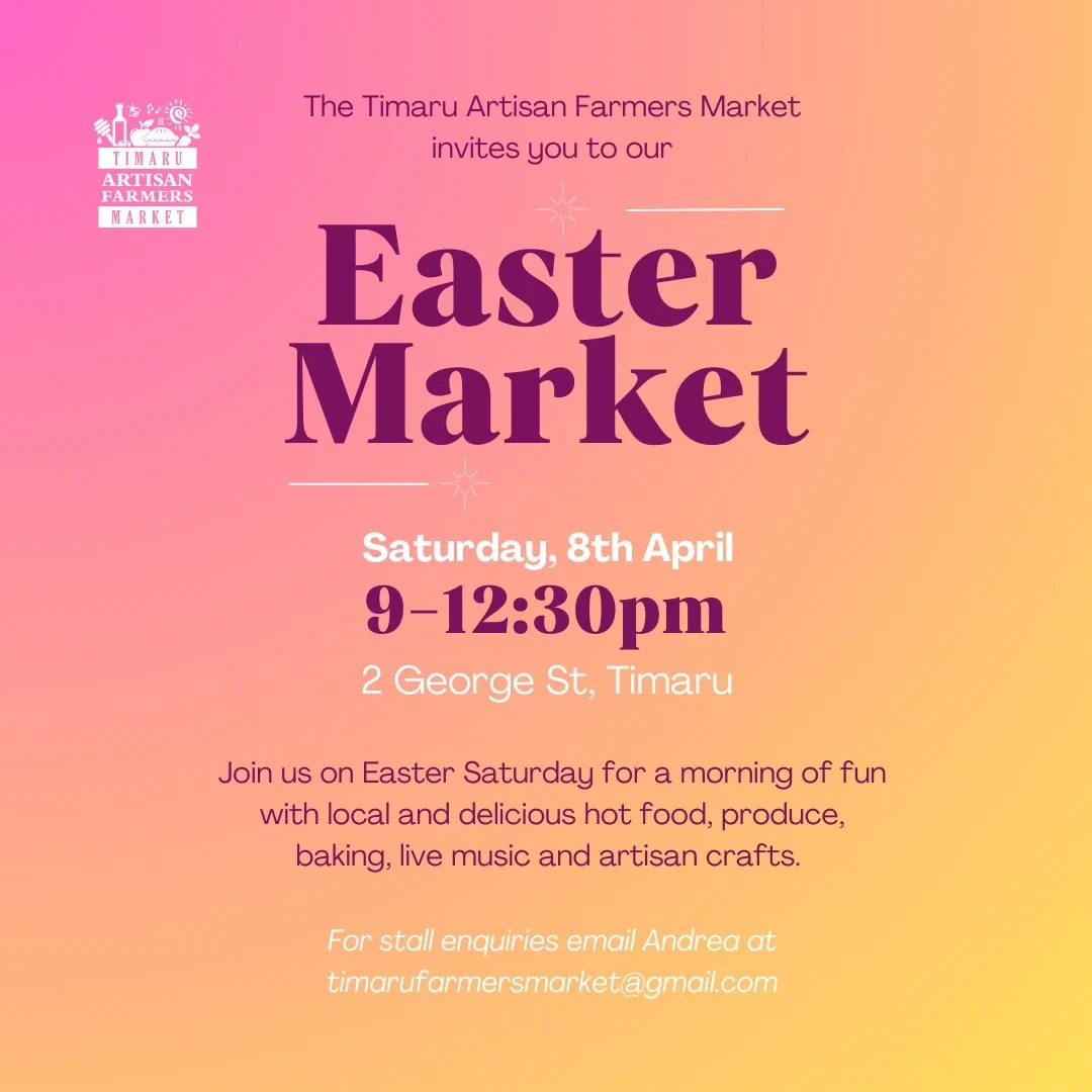 Timaru Easter Artisan Farmers Market South Canterbury District site