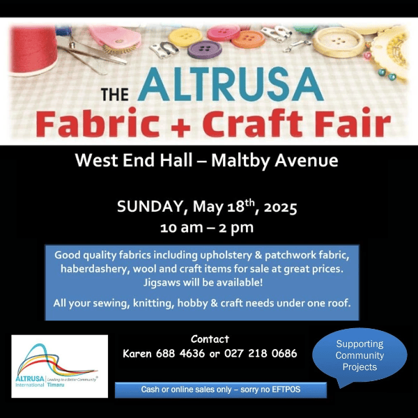 Altrusa fabric craft fair 2025