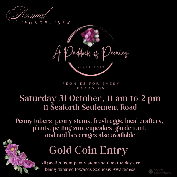 Annual fundraiser a paddock of peonies 2026