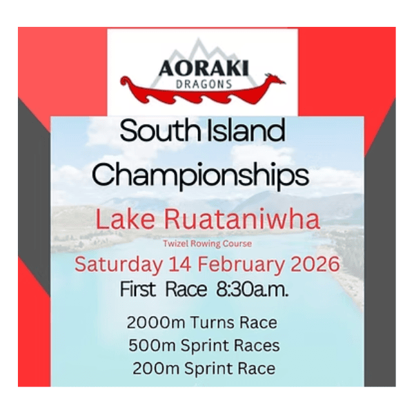 Aoraki Dragons Dragonboat Regatta Feb 2026