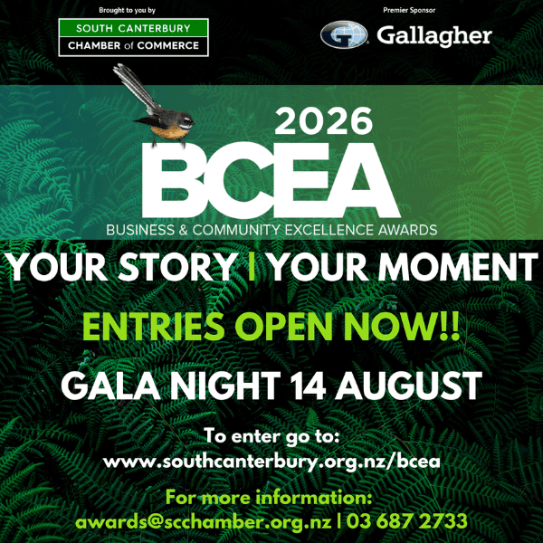 Business & Community Excellence Awards 2026 entries open now_South Canterbury