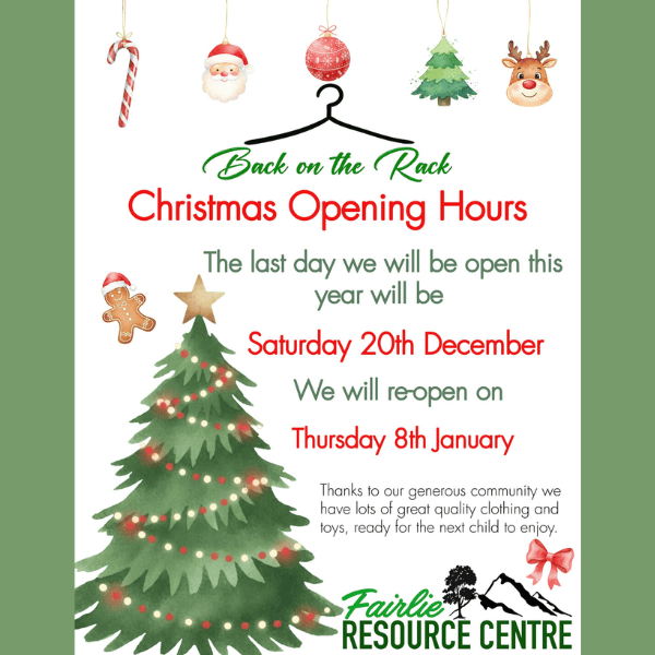 Shopping: Back on the Rack - South Canterbury District Website