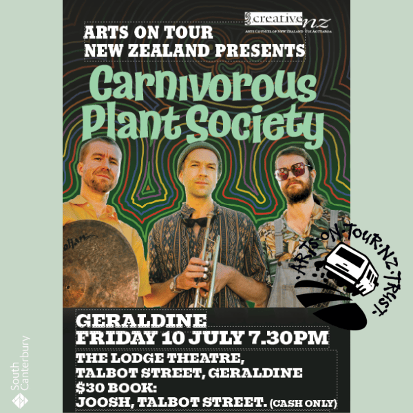 Carnivorous Plant Society Arts on Tour NZ July 2026