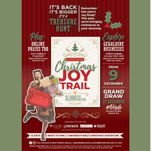 Christmas Joy Trail Geraldine 2025