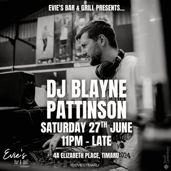 DJ Blayne Pattinson