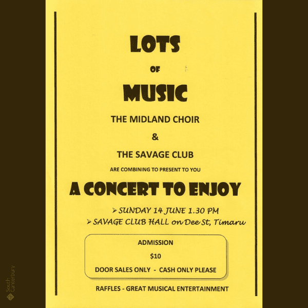 Lots of Music Midland Choir adn Savage Club 2026