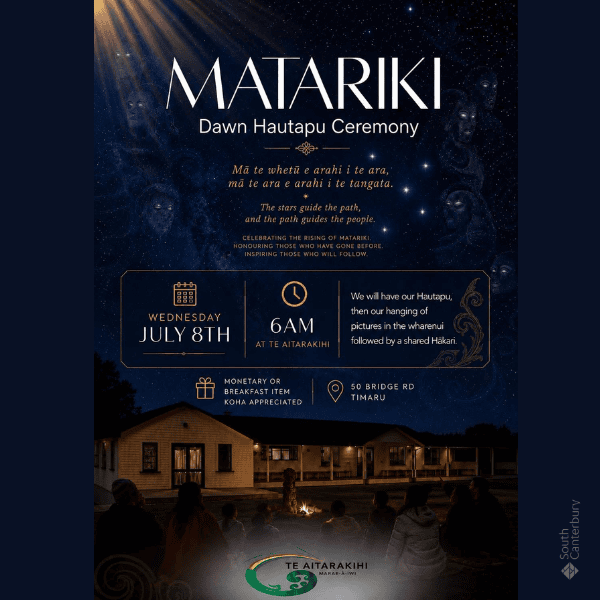 Matariki dawn hautapu ceremony