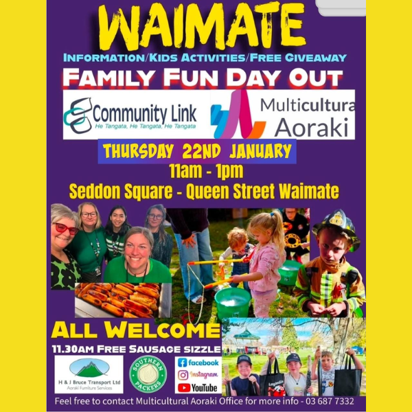 Multicultural Aoraki Family Fun Day Out Waimate