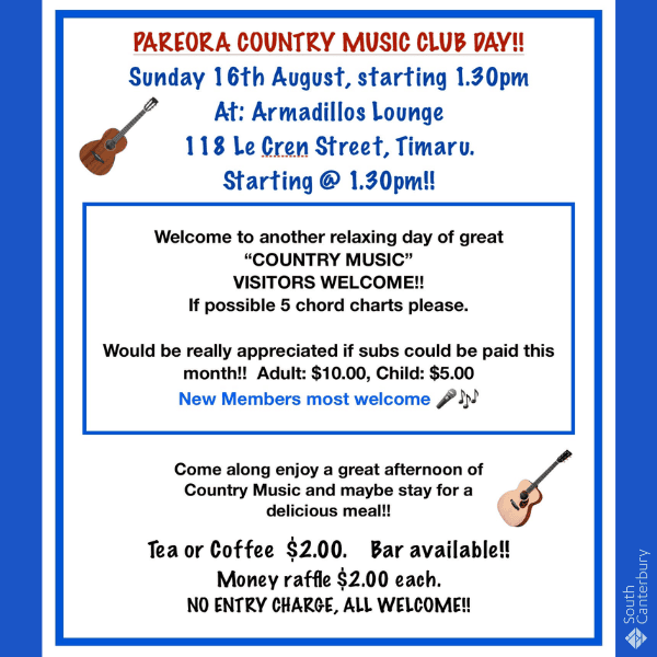 Pareora Country Music Club Day