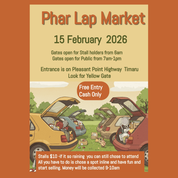 Event: Phar Lap Market - South Canterbury Regional Website