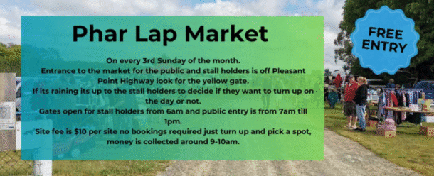 Event: Phar Lap Market - South Canterbury Regional Website