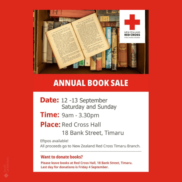 Red Cross annual book sale 2026