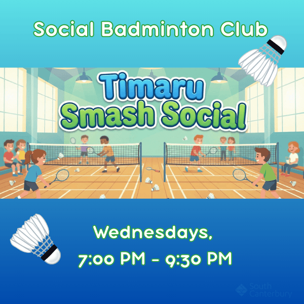 Social Badminton Club Timaru Smash Social