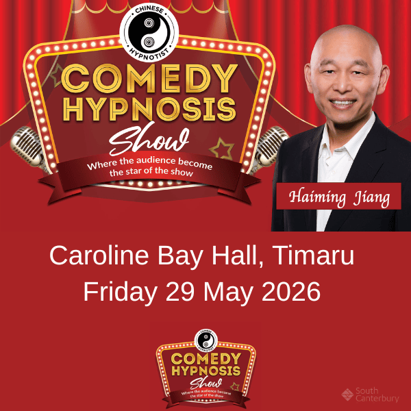 Comedy hypnosis Chinese Hypnotist Haiming Jiang_Event listing South Canterbury