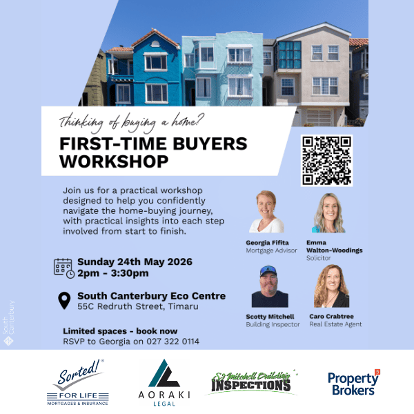 Event listing for first-time home buyers workshop
